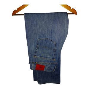 Lucky Brand 361 Vintage Straight Leg Jeans Blue Denim Light Wash Men's 34x32